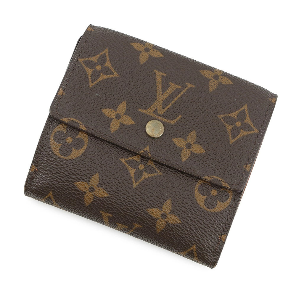 Louis Vuitton Tri fold Wallet Monogram Portemonnaie Billet Carte Credit Compact